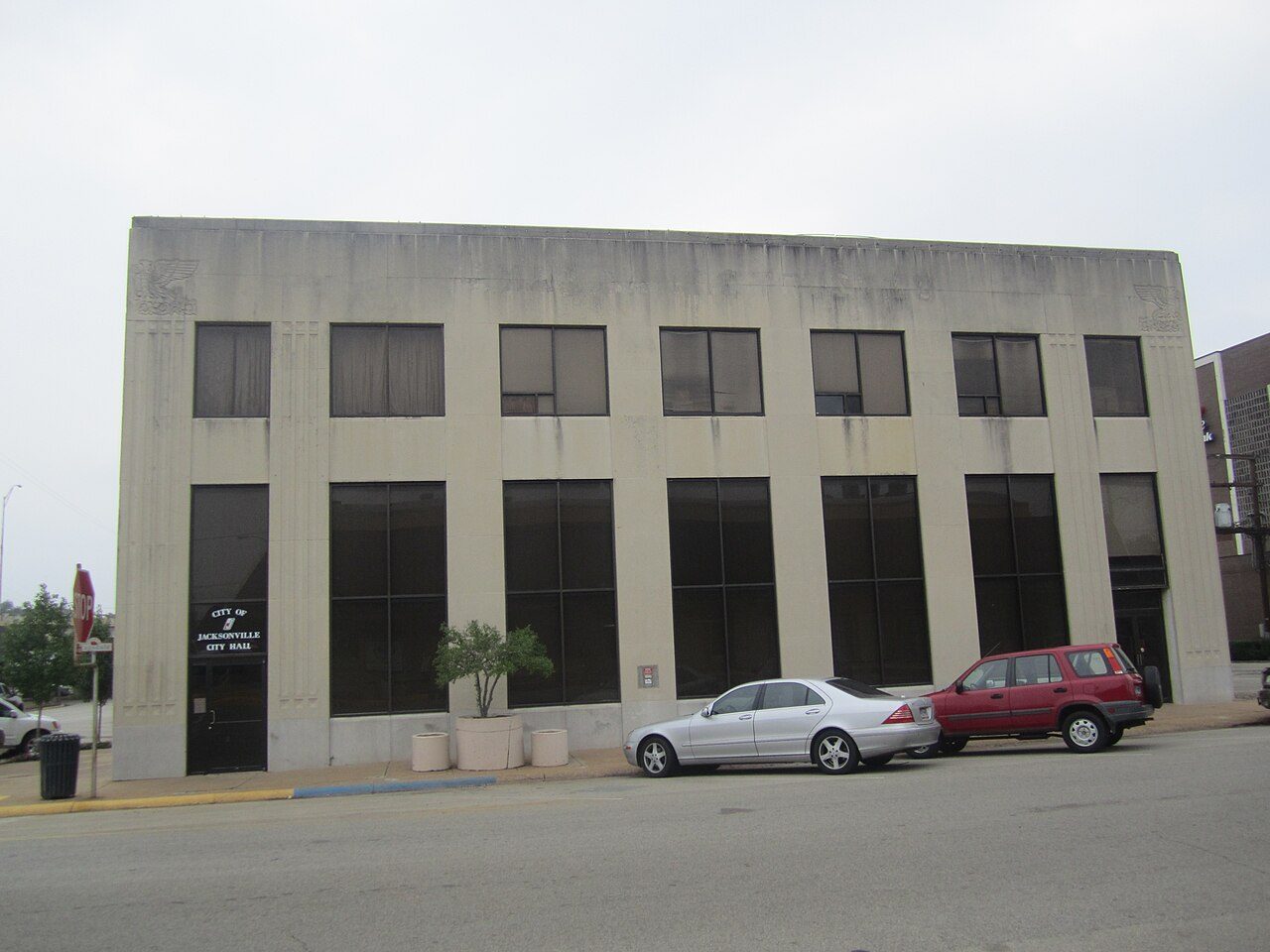 Jacksonville, TX street scene near Tyler, where we provide hail damage roof repair