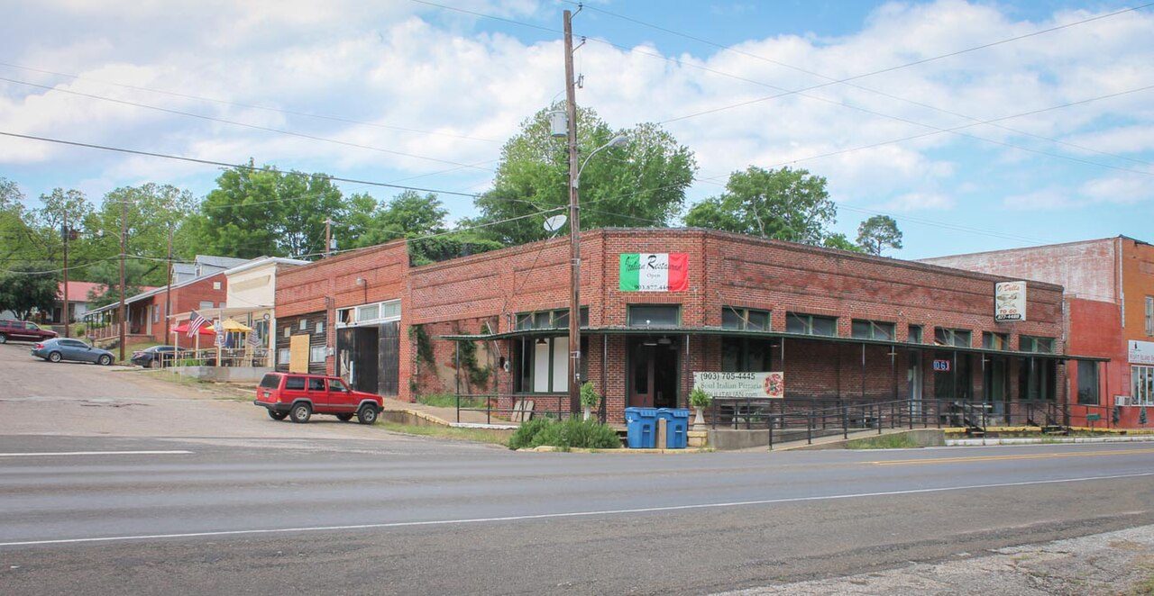 Winona, TX street scene near Tyler, where we provide hail damage roof repair